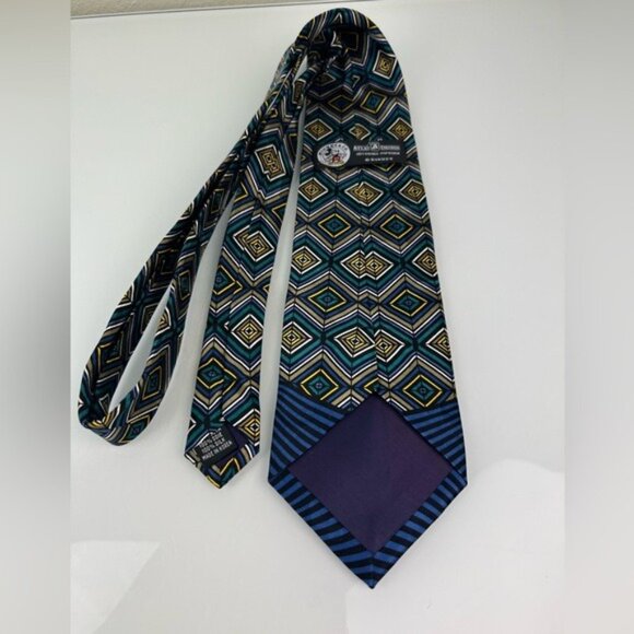 Atlas Design Disney Donald Duck Gateborg Sweden Neck Tie  100% Silk Grumpy Duck - Picture 6 of 10